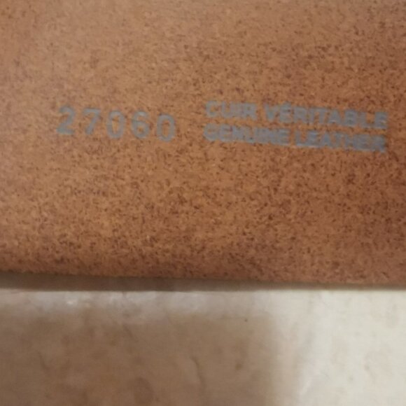 Leather belt bnwt size SP main image 3